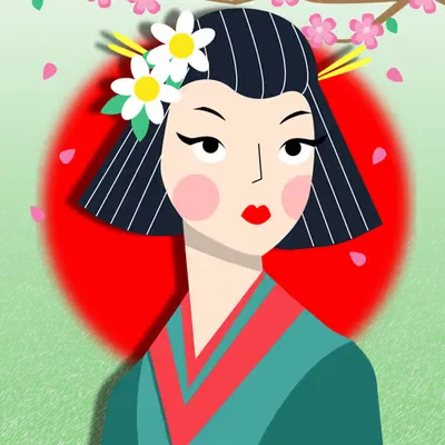 Geisha on My eyes