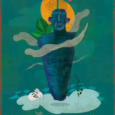 Worshiper Stone Man