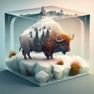 Adventures in Cubism - Bison