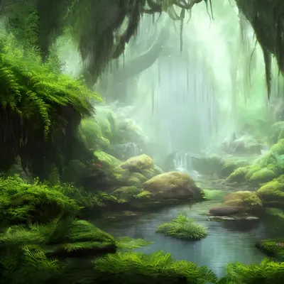 Ferns in the Mist