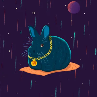Holiday rabbit