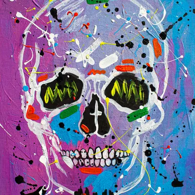 BLUE SKULL