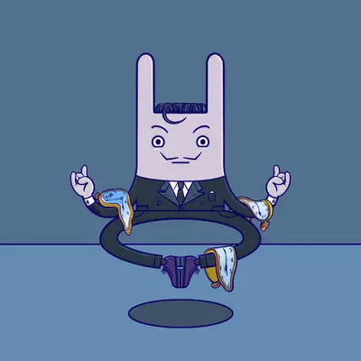 Meditation Rabbit #34