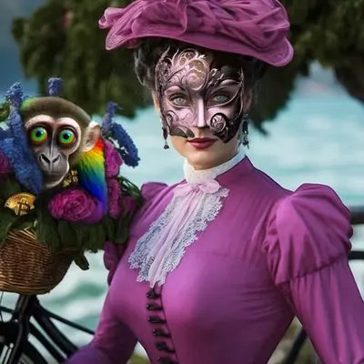 The Lady on the Bicycle