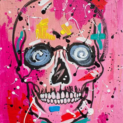 Pink Skull
