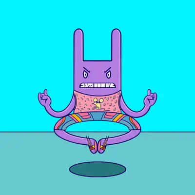 Meditation Rabbit #42