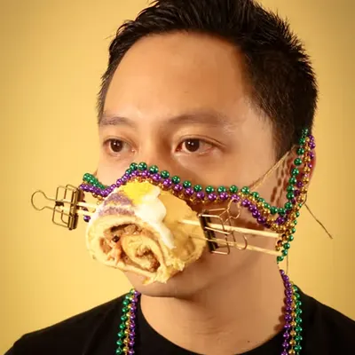 King Cake Slice (with baby)