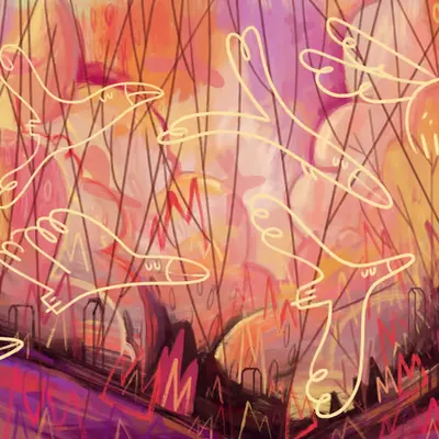 Embers and feathers