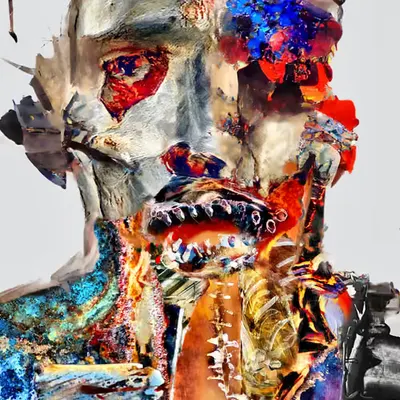 Self-Po(o)rtrait With Aesthetic Dysmorphia Reordering Syndrome
