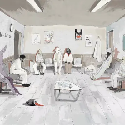 Whiteish patient