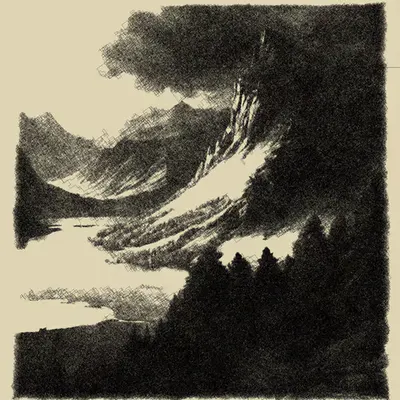 Valley in Mountains #10