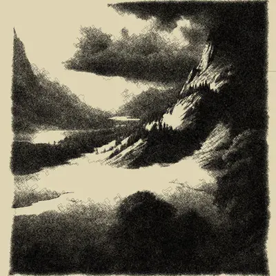 Valley in Mountains #13