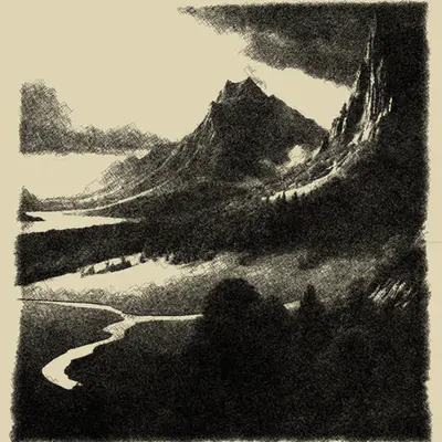 Valley in Mountains #9