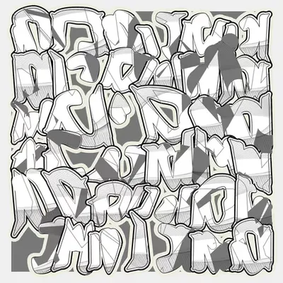 2024 Asemic graffiti algo