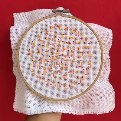 generative embroidery wip (front)