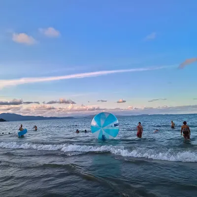 Late afternoon at the beach