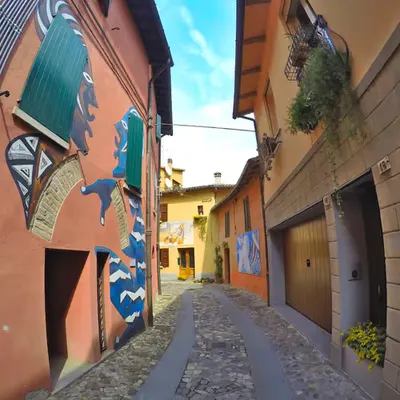 Street art in Dozza