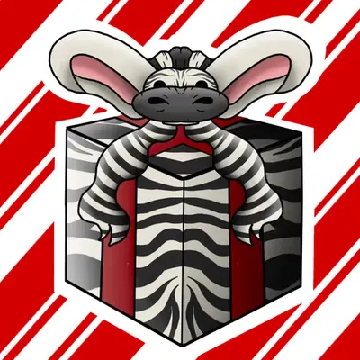 A STRIPY PRESENT