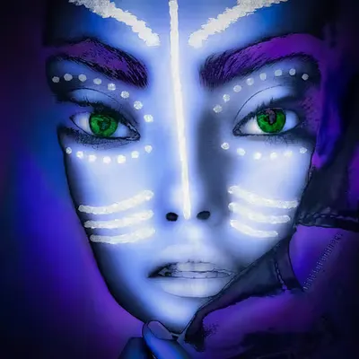 "Tribal Alien Warrior Princess"