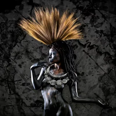 “Tribal Punk Mohawk”