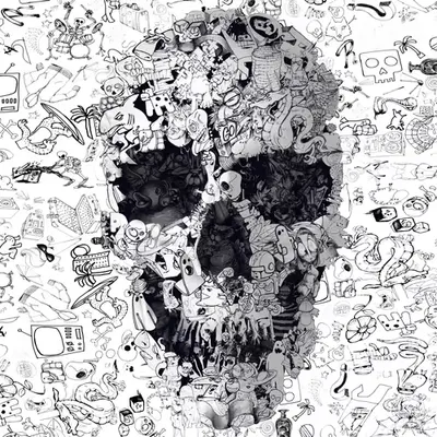 Doodle Skull