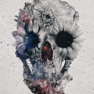 Floral Skull