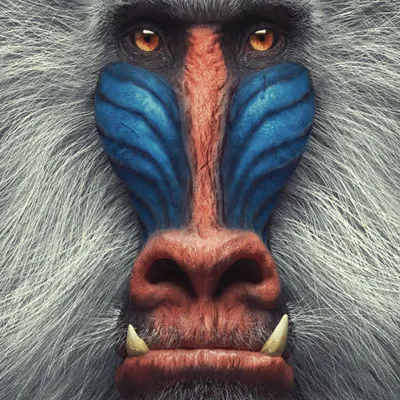 Primate 1 | The White Mandrill