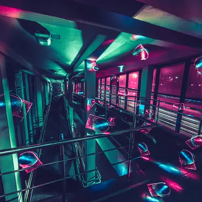 Light in the overpass.