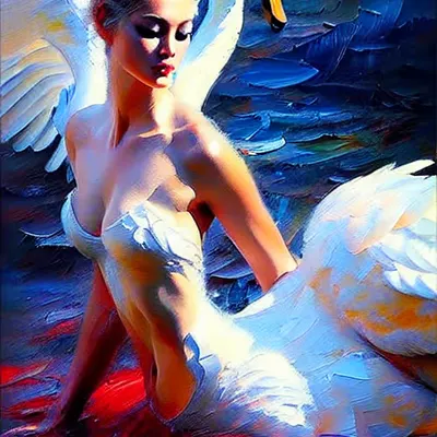 Girl With Swan