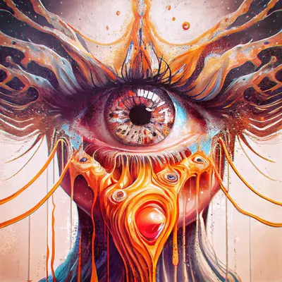 All-seeing eye - Psychedelic surrealism