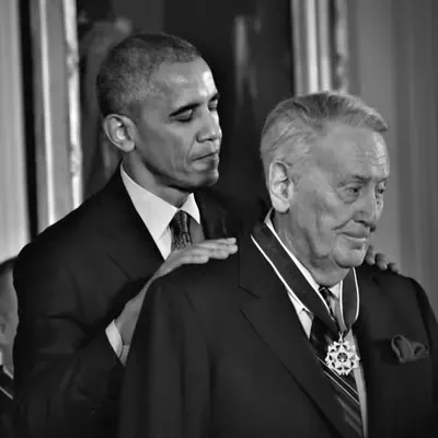 Vin Scully - American legend. President Obama x  Vin Scully x  Anna Wilding