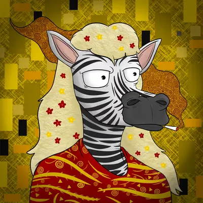 Stripy Safari #14 -Klimtbra