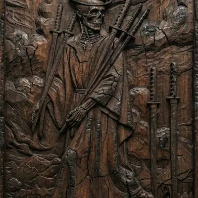 7 of Swords — Burnt Wood