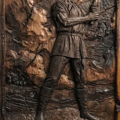 Page of Swords — Burnt Wood