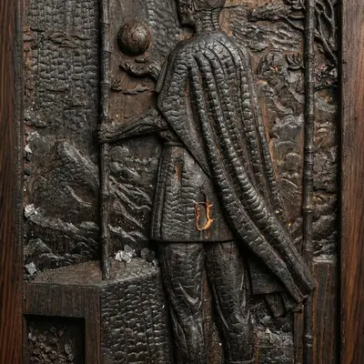 2 of Wands — Burnt Wood