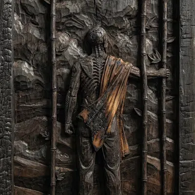 3 of Wands — Burnt Wood