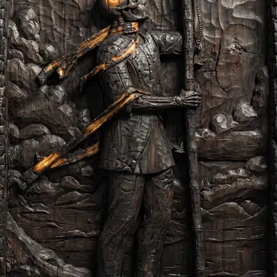 Page of Wands — Burnt Wood