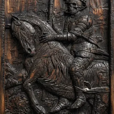 Knight of Wands — Burnt Wood
