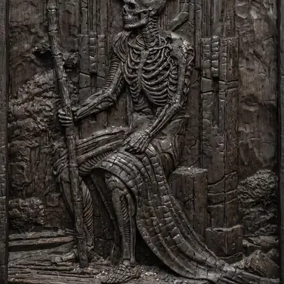 King of Wands — Burnt Wood