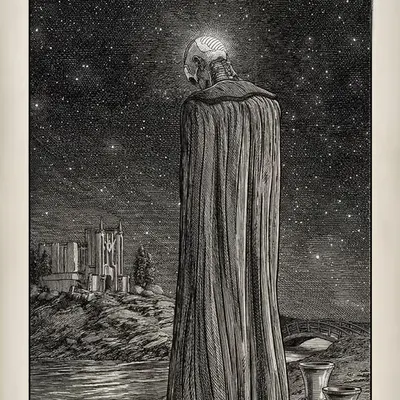 5 of Cups — Litho