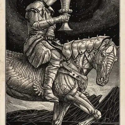 Knight of Cups — Litho