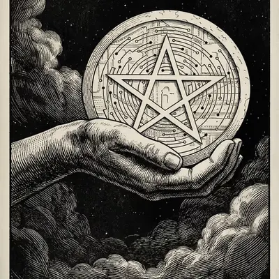 Ace of Pentacles — Litho