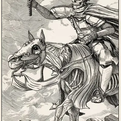 Knight of Swords — Litho