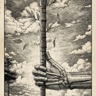 Ace of Wands — Litho