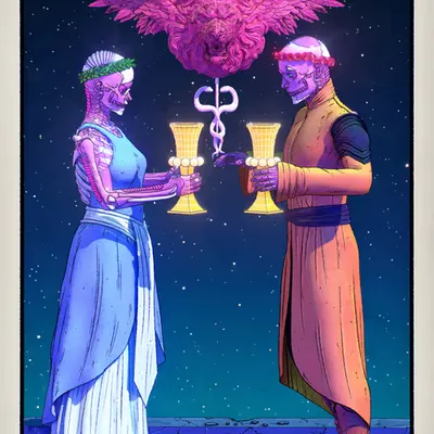 2 of Cups — Master