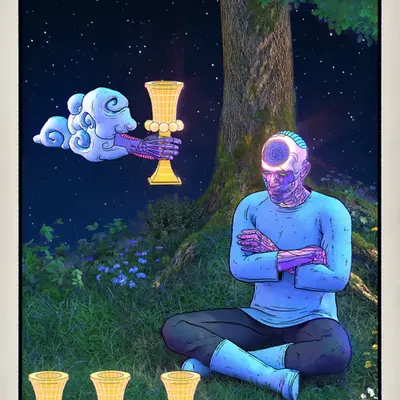4 of Cups — Master