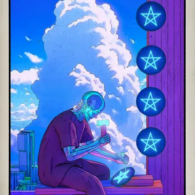 8 of Pentacles — Master