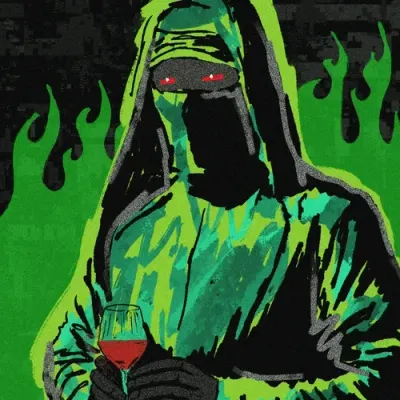 The glass of WGMI wine