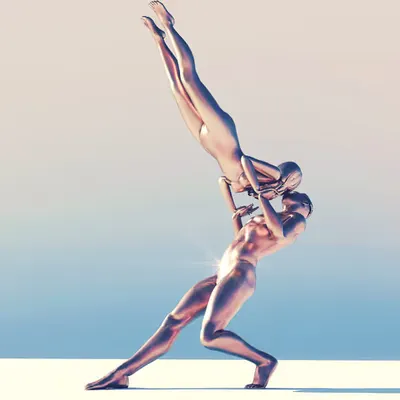 Acrobats Kiss
