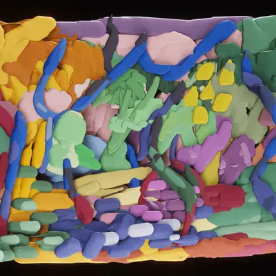 Landscape Near Computer